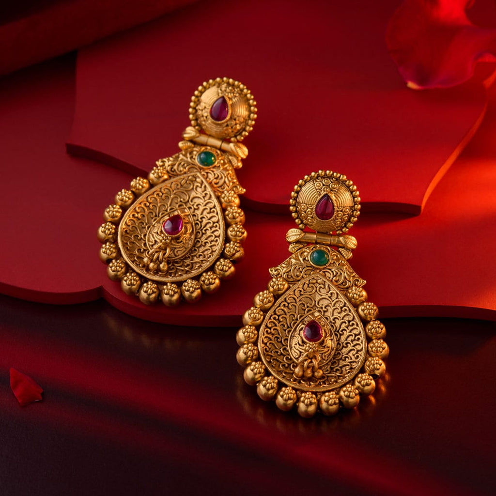 Lakshmi Earring Designs | Latest Designs • South India Jewels